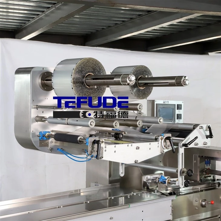 Automatic Film Splicing Flow Wrapper